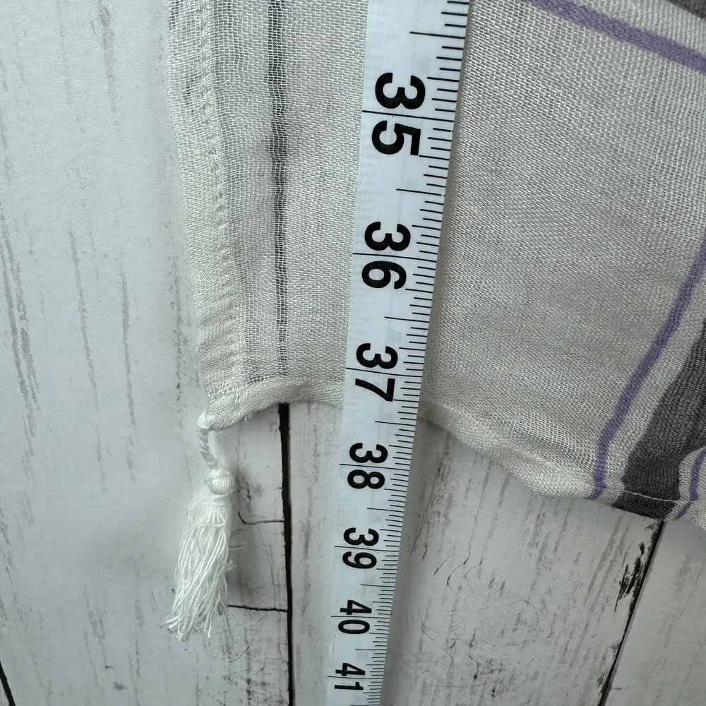 2- NWT Y2K American Eagle Red/Black/White Rectangle & Square Scarf One Size - Picture 12 of 13